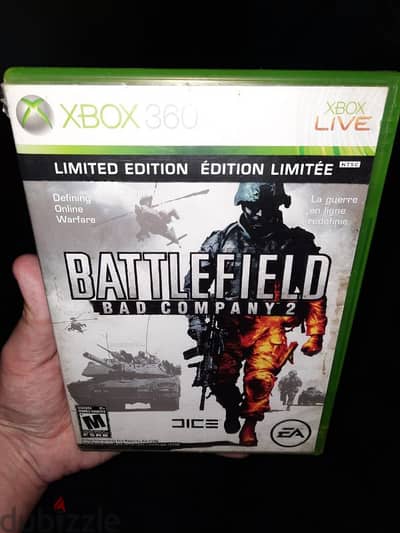 xbox 360 original disc battlefield bad company 2