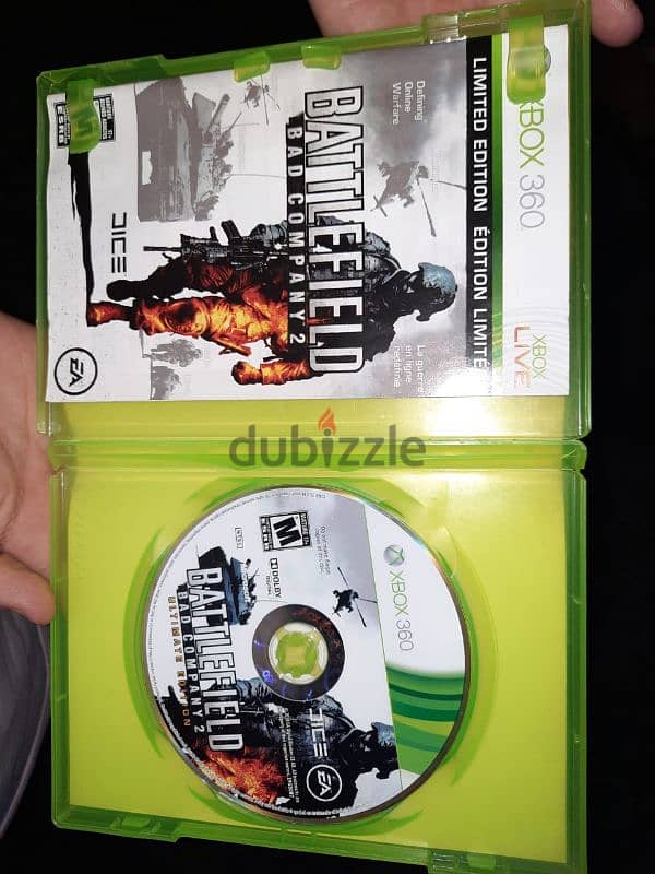 xbox 360 original disc battlefield bad company 2 1