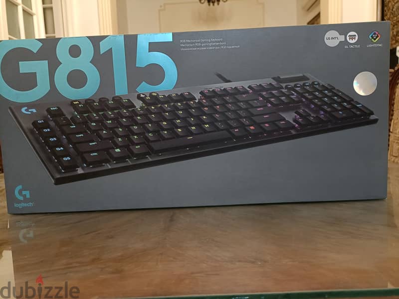 Logitech Keyboard G815 RGB Mechanical Gaming Keyboard (Tactile) 1