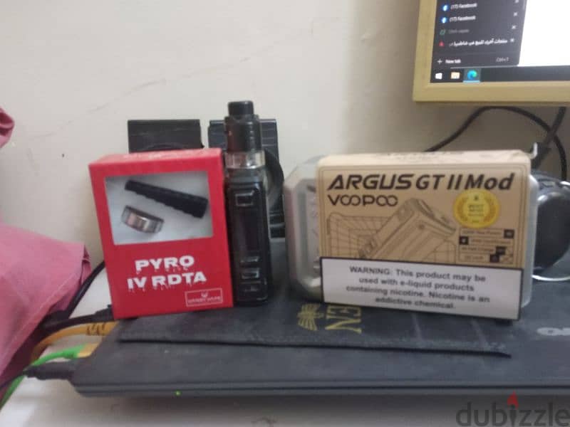 فيب argus gt2 +تانك بايرو في اسكندريه أو دمنهور 2