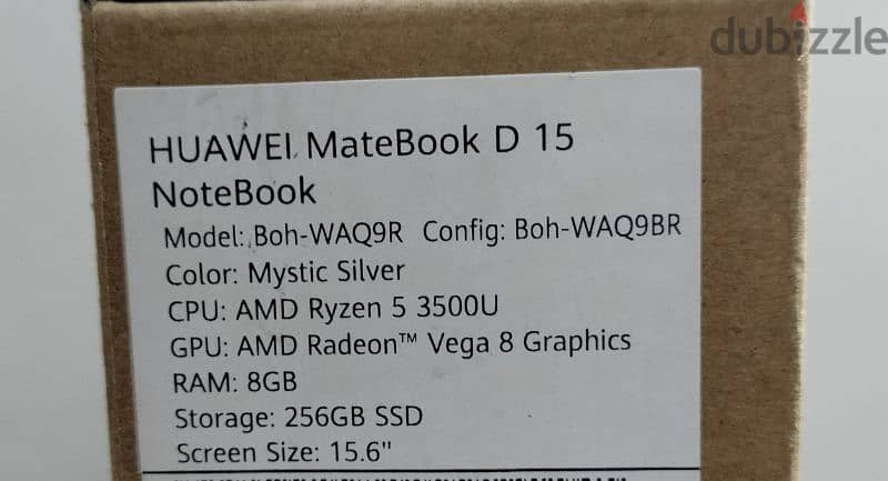 لابتوب هواوي HUAWEI MateBook D 15 NoteBook 8