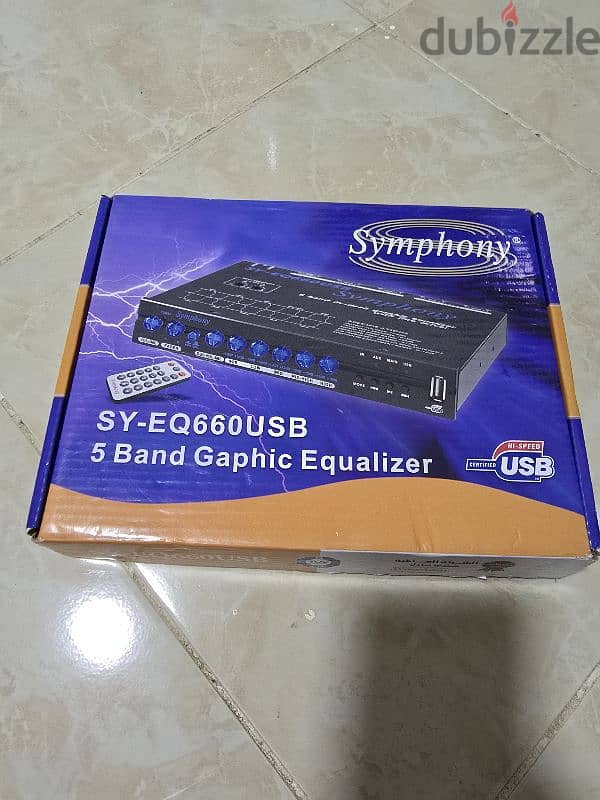 SY-EQ660USB 5 Band Graphic Equalizer 0