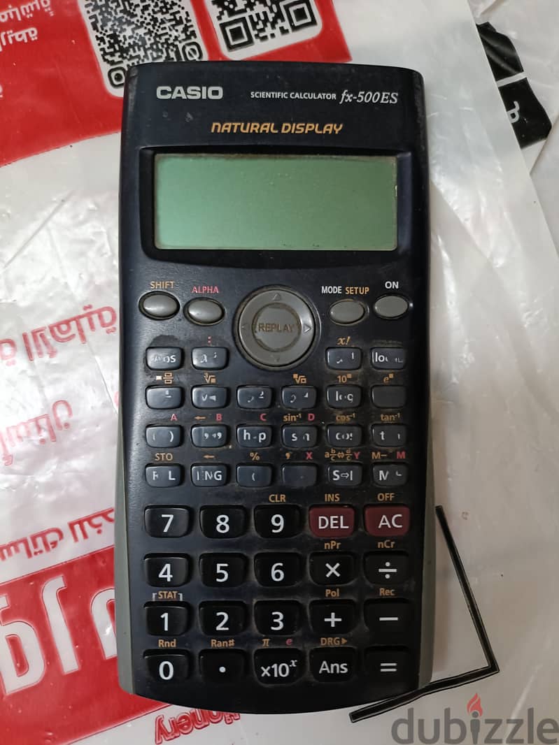 الة حاسبة casio fx 500es 0