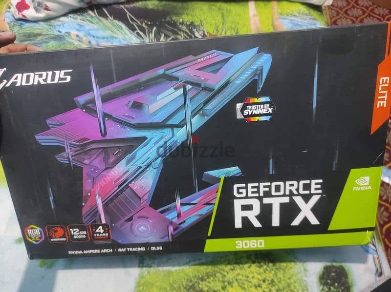 Rtx 3060 12GB AORUS ELITE استخدام خفيف ونضيف 1