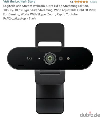 Logitech Brio stream 4K