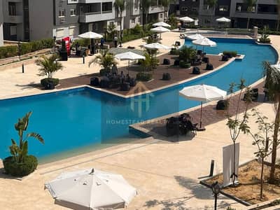 Apartment semi finished for sale at High city compound overlooking swimming pools