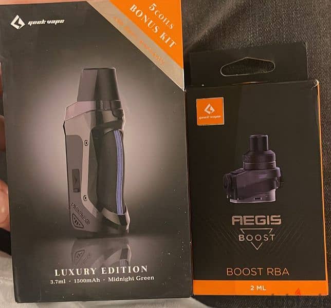 Aegis Boost vape / ايجيس بوست + Rpa tank 0