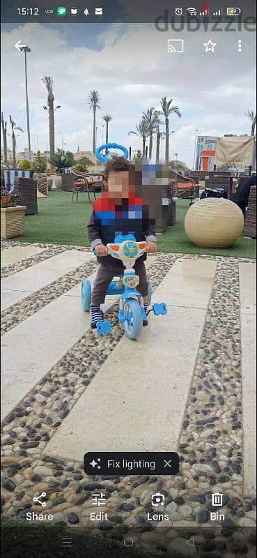 kids bike with controlling handle عجلة أطفال بيد للتحكم