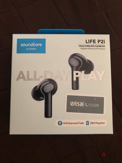 soundcore life p2i new للبيع سماعة جديدة