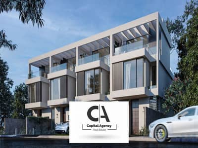 Ground floor apartment with garden, 0% down payment and 10 years installments in The Crest Compound in the Fifth Settlement | Fully finished | 20% cas