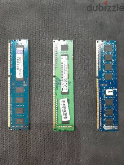 رمات 2gb ddr3 و 4gb