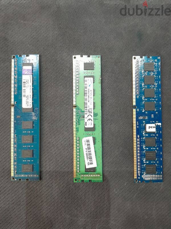 رمات 2gb ddr3 و 4gb 0