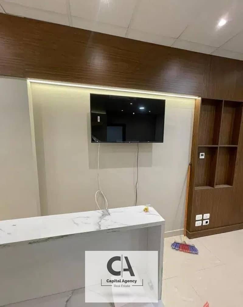 Clinic for rent, 87 meters, equipped with dental equipment, very special location, at an unbeatable price in HCC - finished with air conditioners - Fi 0