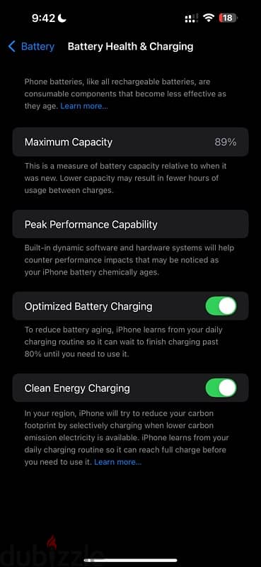 آيفون 14 pro Max حاله زيرو بطارية 89 7