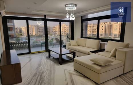 Apartment Very Prime Location Fully Furnished For Rent At Azad Compound New Cairo                  .