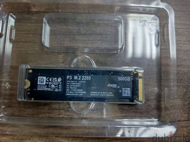 Crucial M. 2 ssd pcle 3.0 NVME 0