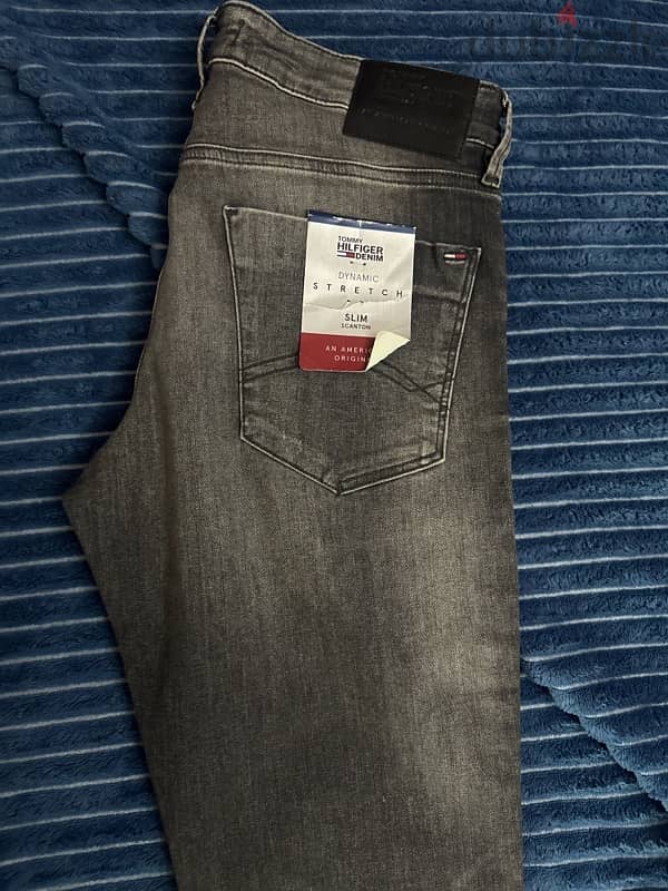 new original tommy hilfiger grey jeans 32 1