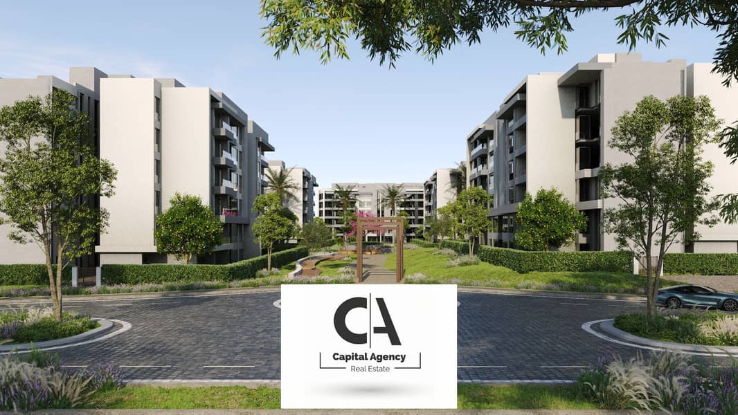 Apartment 150 m for sale with full finishing in Avelin Compound in the Fifth Settlement next to Park View Hassan Allam- Installments available 10 year 0