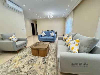 A luxury furnished apartment for rent in 90 Avenue Compound, Fifth Settlement