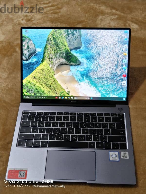 Huawei laptop mate book 14 core i7 10 1