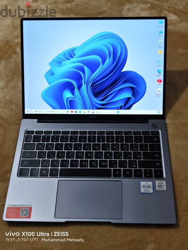 Huawei laptop mate book 14 core i7 10 5