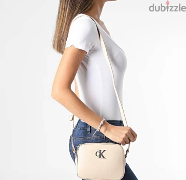 Calvin klein beige cross-body bag 4