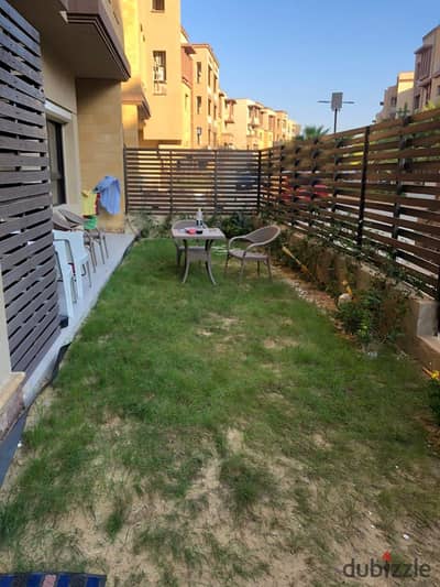 Apartment for sale, ground floor, Garden Compound, Green 5, next to Mountain View, 165 square meters