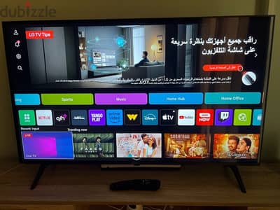 LG 43 Inch UHD UT80 4K Smart TV AI Magic remote