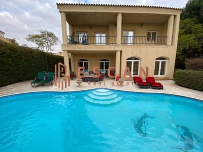 Furnished villa for rent with swimming pool, ultra super deluxe finishes and ultra modern furniture in Madinaty