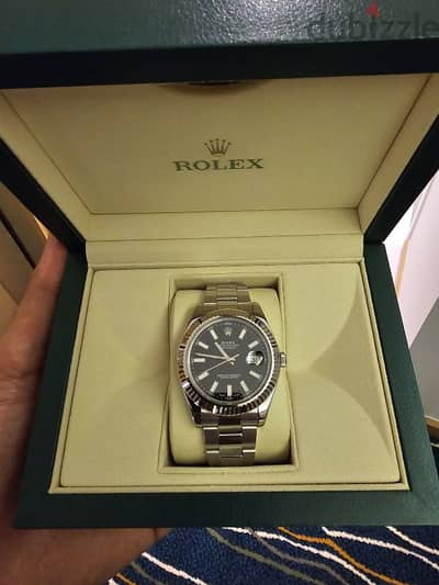 Rolex datejust ii 41 white gold year 2011