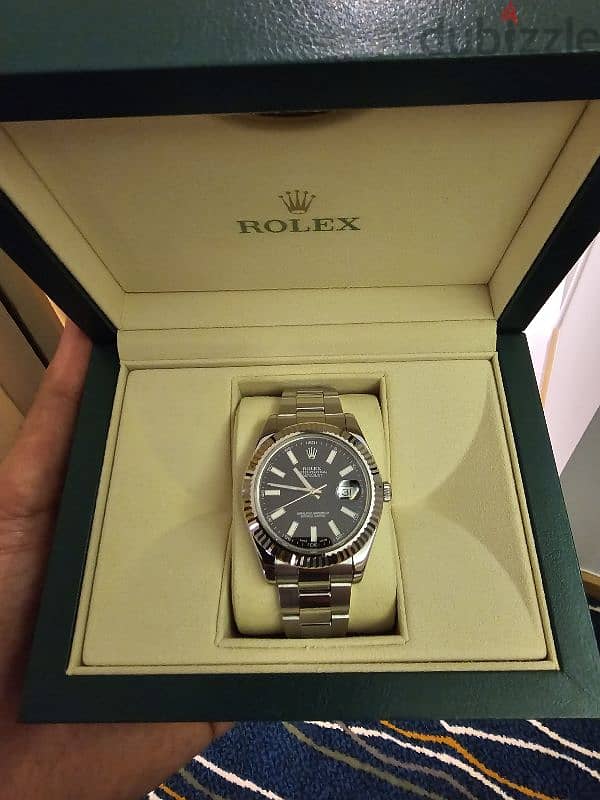 Rolex datejust ii 41 white gold year 2011 0