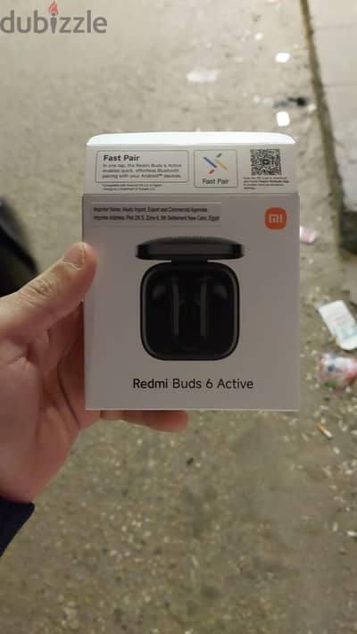 سماعه استعمال 3 ساعات للبيع Redmi Buds 6 Active