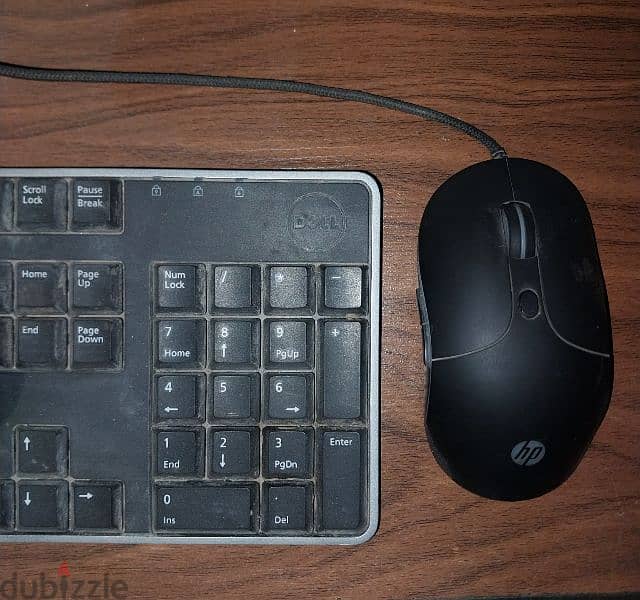 dell keyboard & hp mouse 0