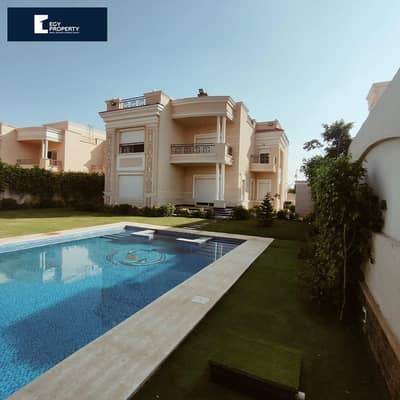 Standalone Villa for Sale with Private Pool Fully Finished Ready to Move in Fountain Park New Cairo Compound