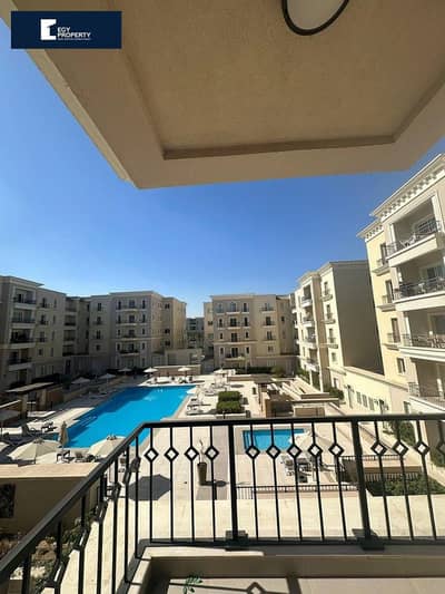 Direct Pool View Fully Furnished  Ready to Move Apartment for Sale in Mivida New Cairo