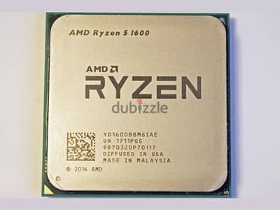 cpu amd ryzen 5 1600