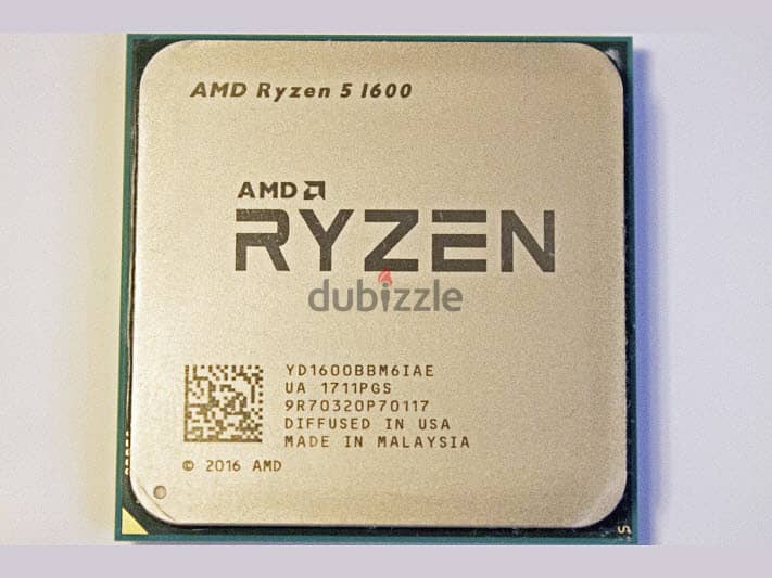 cpu amd ryzen 5 1600 0