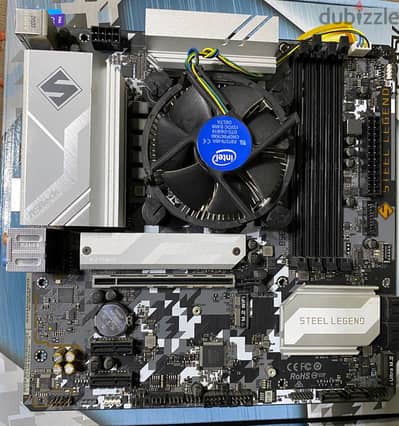 Asrock B560M Steel Legend + Intel Core i5 10400f