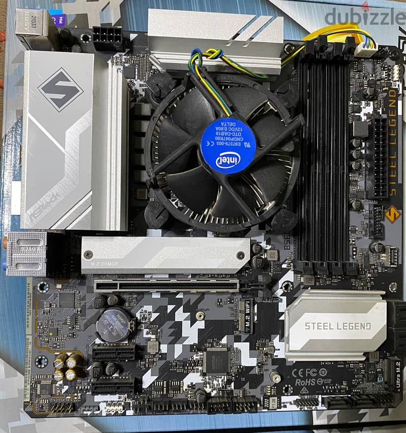 Asrock B560M Steel Legend + Intel Core i5 10400f 0