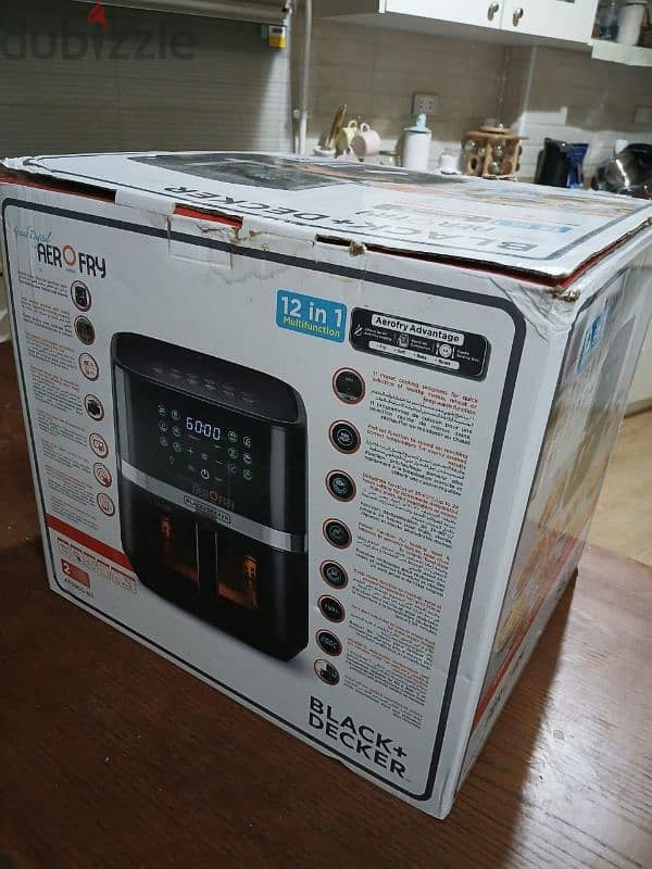 Black Decker air fryer 7