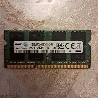 Samsung 1x8GB 1600MHz Laptop Ram رام لابتوب سامسونج