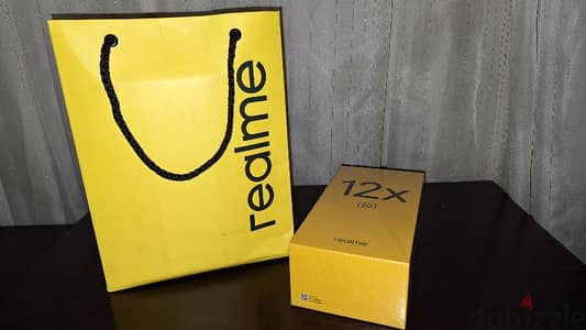 realme 12x new with box , new cover , charger