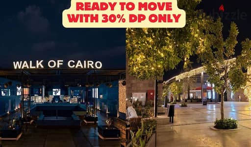 Resale Ready to move with 30% down payment at Walk Of Cairo Beverly Hills Shiekh Zayed