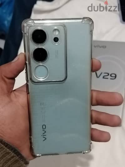 vivo v29 5G مساحه 256جيجا رمات 12+8 الفون زيرو