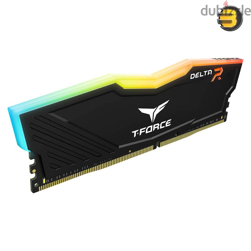 TEAMGROUP 8GB (1X8GB) DDR4 3200MHZ —T-Force Delta RGB Series Black Gam 0