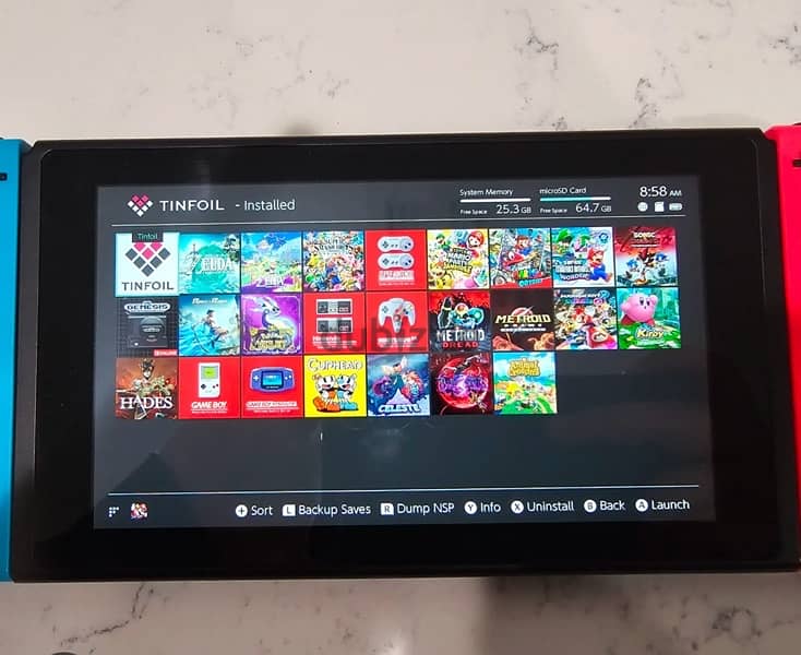 nintendo switch v1 modded معدل 1