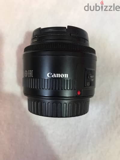 لينس كانون 50mm f1.8 canon lens