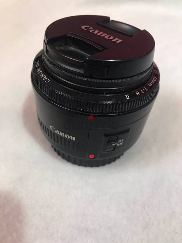 لينس كانون 50mm f1.8 canon lens 1