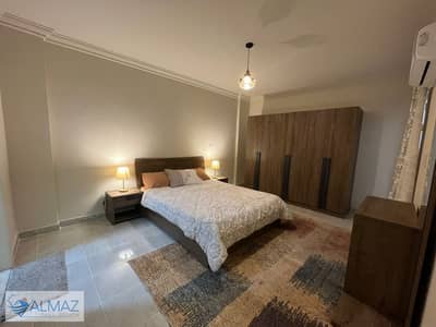 A first class furnished apartment with hotel furniture and air conditioning for rent in Rehab City in Group 112