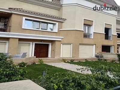 Villa for sale, fully finished, remaining installments due to travel from the owner in the Fifth Settlement in a compound.